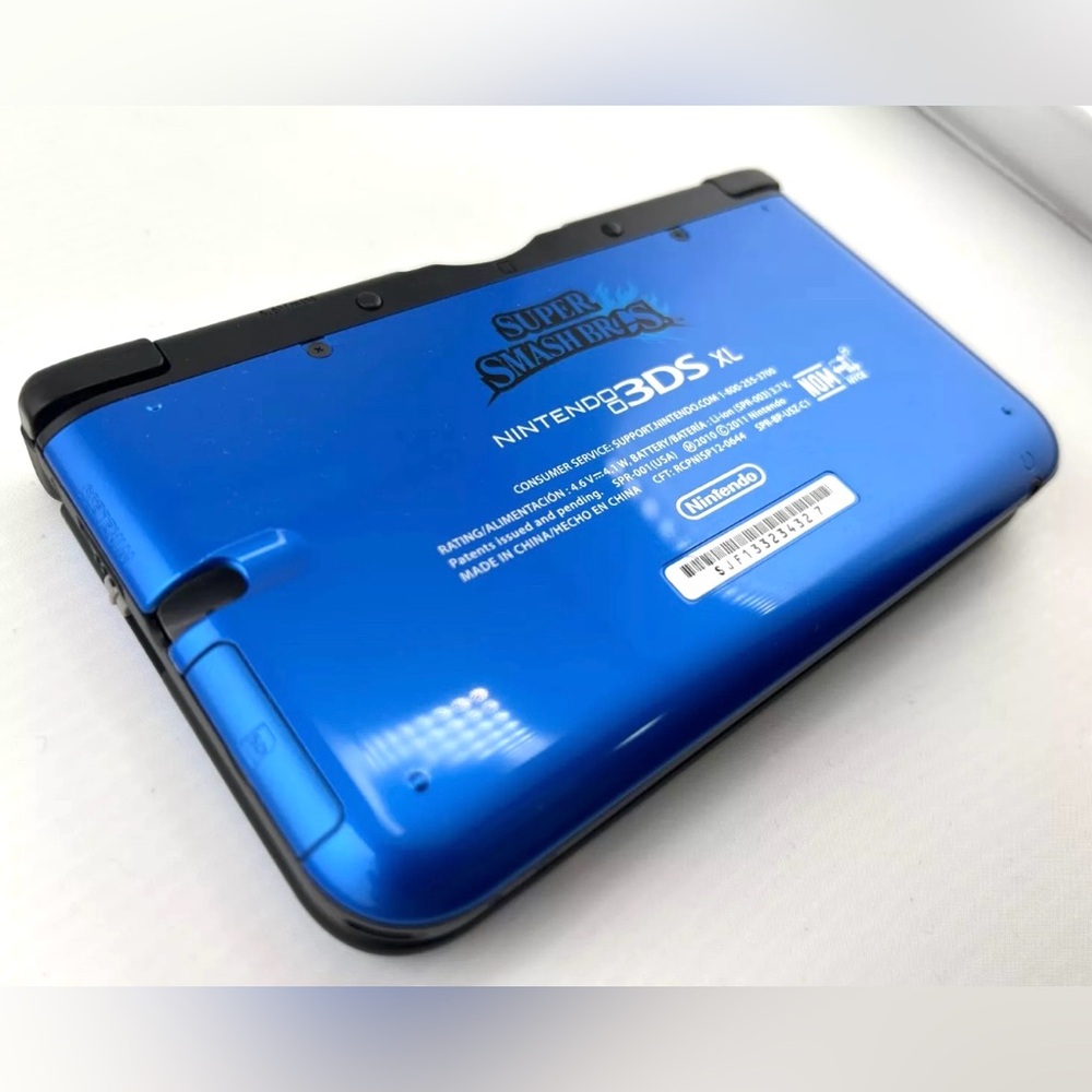 Super Smash Bros Blue Nintendo 3DS XL 96% New No Box Tested Working Firm Price - Picture 9 of 12